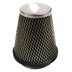 Filtru aer Sport conic din burete AF-1 - Negru/Crom Garage AutoRide foto