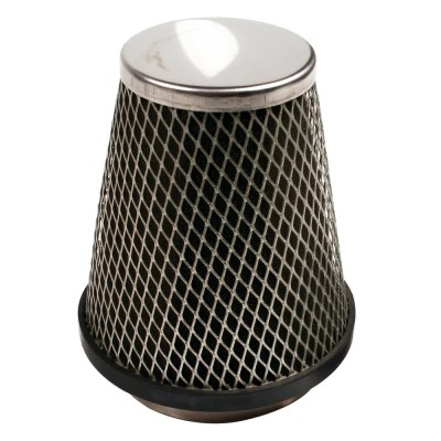 Filtru aer Sport conic din burete AF-1 - Negru/Crom Garage AutoRide foto