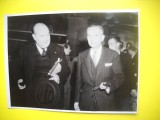 HOPCT 541 M - FOTOGRAFIE VECHE-D= 18/13 CM- CONFERINTA EUROPEANA -PLANUL MARSHALL -1947-FOTO AGENTIA NEW YORK TIMES PHOTOS 1947
