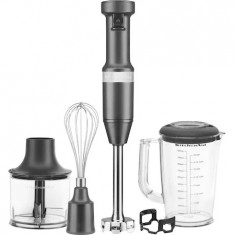 Mixer vertical KitchenAid Charcoal Grey 5KHBV83EDG, 180W, capacitate recipient 1l, Gri