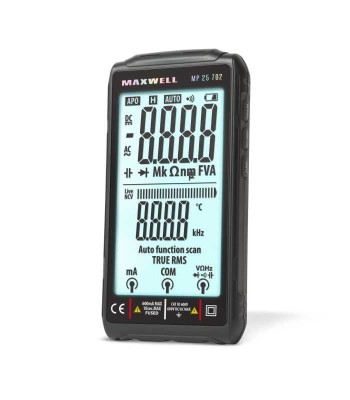 Multimetru automat FullScreen 4.2 cu acumulator Type-C MAXWELL foto