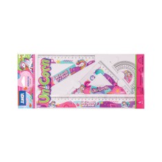 Set geometrie UNICORN 4 piese/set Junior