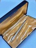 SET CREION MECANIC MONTBLANC PIX 772 - Placat cu aur - Anii '50 - Stare impecabila + Cutie - RAR - De Colectie !