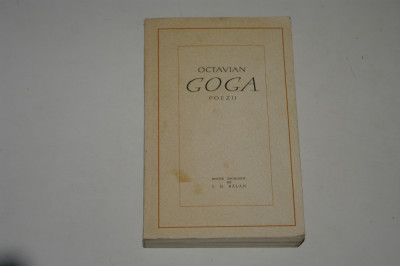 Poezii - Octavian Goga - 1963 foto