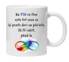 Cana alba personalizata &quot;UN FIU ...&quot;, INOVATIX&reg;. 330ml, Oem