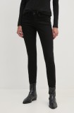 Pepe Jeans jeansi SKINNY JEANS LW femei, culoarea negru, PL204583XG9