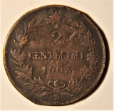 - 2 Centesimi - Vittorio Emanuele III - REGNO ITALIA -1903, Europa, Roze