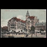 Carte poștală veche Oradea &ndash; Fekete Sas Sz&aacute;lloda (Hotel Vulturul Negru) &ndash; 1913