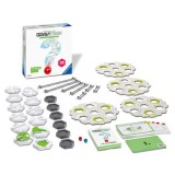 Joc de constructie Gravitrax - The Game Course, set de baza cu 32 piese si 30 de provocari incluse