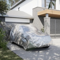 Husa auto pentru SUV, curele cu catarama, complet, argintiu M GartenMobel Dekor foto