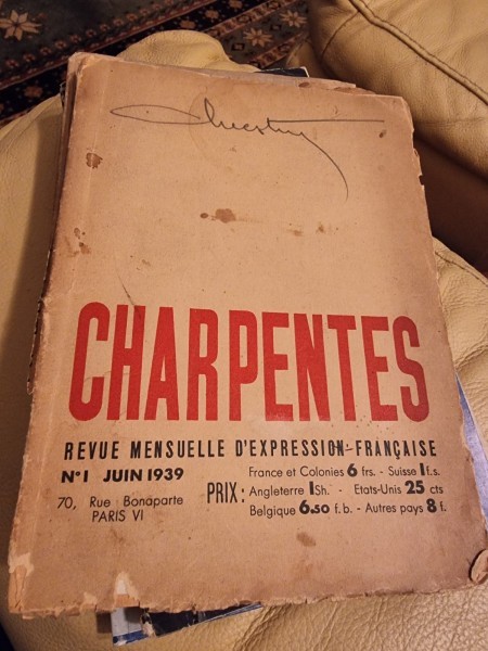 Charpentes, revue mensuelle d&#039;expression francaise nr.1/1939