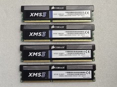 Kit memorie RAM desktop Corsair 8GB (2x4GB) DDR3 1600 MHz (CMX8GX3M2B1600C9)