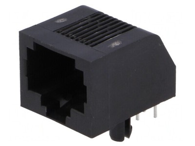 Soclu RJ45 8P8C pentru PCB THT foto