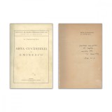 D. Caracostea, Arta cuv&acirc;ntului la Eminescu, 1938, cu dedicație