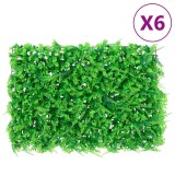 Cumpara ieftin Gard din frunze de feriga artificiale, 6 buc., verde, 40x60 cm