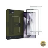 Folie de protectie Ecran HOFI Glass PRO+ pentru Samsung Galaxy S24 Ultra S928 Sticla Securizata Full Glue Set 2 bucati 2.5D Neagra