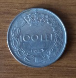 Moneda 100 Lei 1943 Mihai I, Romania - Numismatica