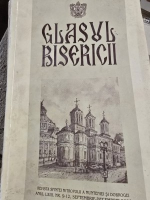 Glasul Bisericii Anul LVI, Nr. 9-12, Septembrie - Decembrie 2000 foto