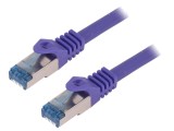 Patch Cord S/FTP Cat6a LSZH Violet 10m