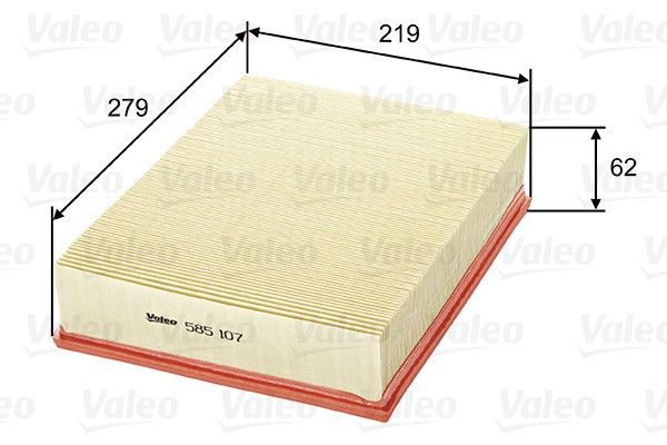 VALEO 585107 Filtru aer