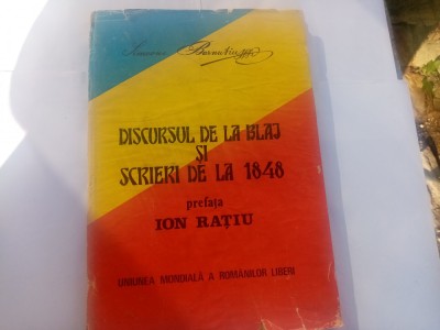 S.BARNUTIU-DISCURSUL DE LA BLAJ ȘI SCRIERI DE LA 1848 (PREFAȚA ION RAȚIU) foto