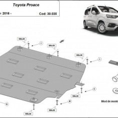 Scut metalic motor si radiator Toyota Proace 2016-prezent