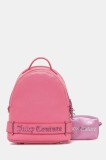 Juicy Couture rucsac Jasmine femei, culoarea roz, mic, cu imprimeu, BIJJM3061WVP000