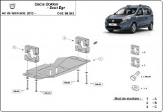 Scut metalic pentru EGR Dacia Dokker Stop&amp;amp;Go 2012-prezent foto