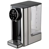 Dozator pentru apă calda, dozator cu fierbător, panou tactil LED, capacitate rezervor 2,7 litri, 2600 W, control al temperaturii 40-100&deg;C, negru-argin