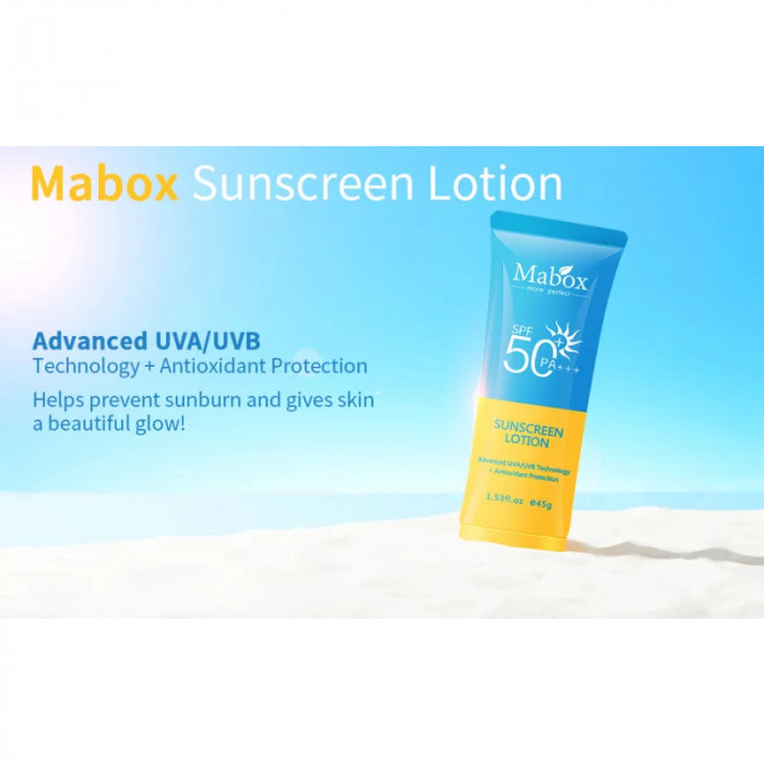 Lotiune cu protectie solara Mabox SPF 50+ 50 g