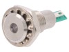 Lampă Control LED Verde 24V DC IP67 BULGIN DX0505/GN/24 Oțel Inoxidabil