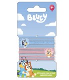 8 bucăți de elastice pentru păr pe carton BLUEY