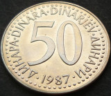 Cumpara ieftin Moneda 50 DINARI - RSF YUGOSLAVIA, anul 1987 *cod 1530 = A.UNC, Europa