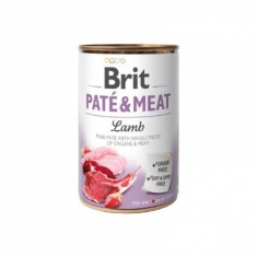 Conserva Brit Adult, hrana umeda pentru caini, Miel, 800 gr