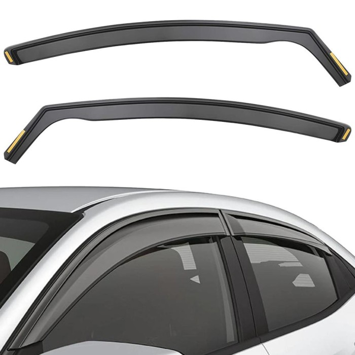 Set Paravanturi Auto Ssangyong Rexton 2001-2017 pentru Geamuri Fata WindDeflectors