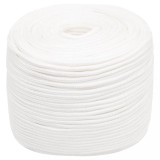 Gossi franghie de barca, alb complet, 10 mm, 100 m, polipropilena