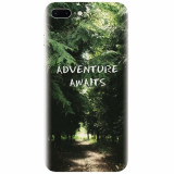 Husa silicon pentru Apple Iphone 7 Plus, Adventure Awaits Forest
