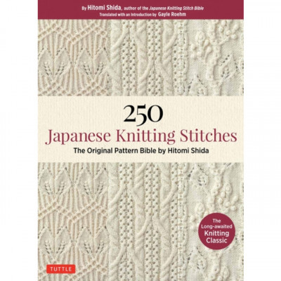 250 Japanese Knitting Stitches: The Original Pattern Bible from Japanaes Most Famous Knitting Guru foto