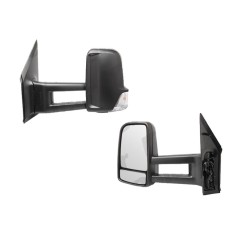 Oglinda exterioara Mercedes Sprinter 209-524 (W906) 07.2006-2017, VW Crafter (2E) 12.2005-04.2017, Stanga, Crom, electrica, Cu incalzire la amundoua
