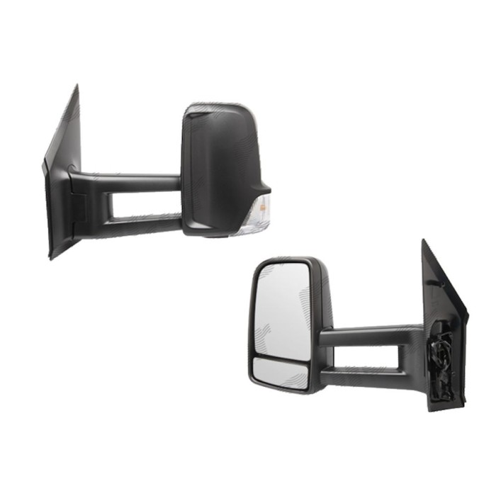 Oglinda exterioara Mercedes Sprinter 209-524 (W906) 07.2006-2017, VW Crafter (2E) 12.2005-04.2017, Stanga, Crom, electrica, Cu incalzire la amundoua