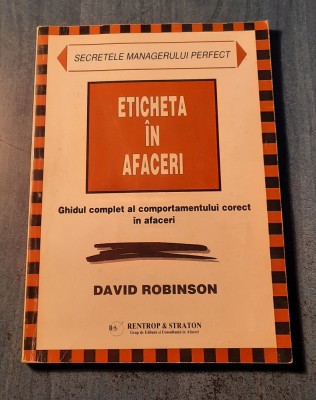 Eticheta in afaceri David Robinson foto