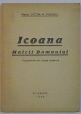ICOANA MAICII DOMNULUI de VICTOR N. POPESCU, 1944