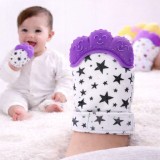 Manusa dentitie din silicon - Model 9 Mov (Marime Disponibila: 0-12 luni)