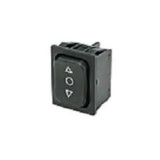 &Icirc;ntrerupător cu clapetă Marquardt pentru panou, 2 poli (Pornit)-Oprire-(Pornit) 6A 22x30mm &ndash; IP40