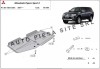 Scut metalic cutie + diferential Mitsubishi Pajero Sport 2 II fabricat incepand cu 2007 APS-00,099, SCUT PROTECTION