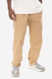 Gramicci pantaloni de bumbac Gramicci Pant culoarea bej, G102.OGT
