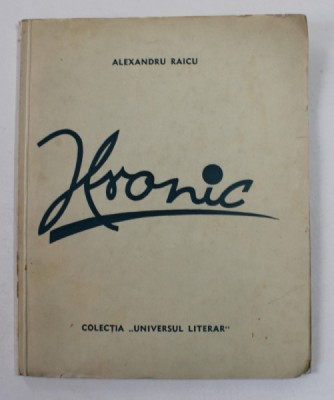 HRONIC - versuri de ALEXANDRU RAICU , 1939 foto