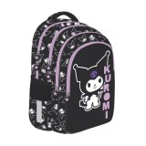 Ghiozdan St. Majewski Kuromi, 3 compartimente, 40 cm, negru