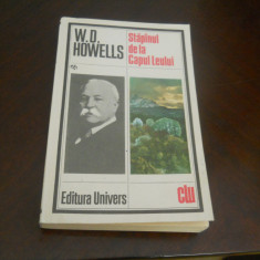 W. D. HOWELLS - STAPANUL DE LA CAPUL LEULUI ,1984