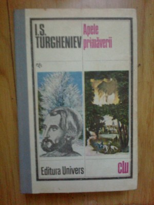 h6 APELE PRIMAVERII - I.S. TURGHENIEV foto